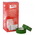 Apli Nastro adesivo Apli Green 19 mm x 33 m - Resistente agli strappi - Facile da tagliare