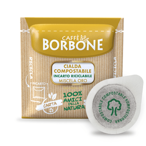 CAFFE-BORBONE---MISCELA-ORO---Box-50-CIALDE-ESE44-da-7.2g