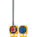 Brennenstuhl 1151960010 unità di distribuzione dell'energia (PDU) 4 presa(e) AC Nero, Blu, Rosso, Giallo