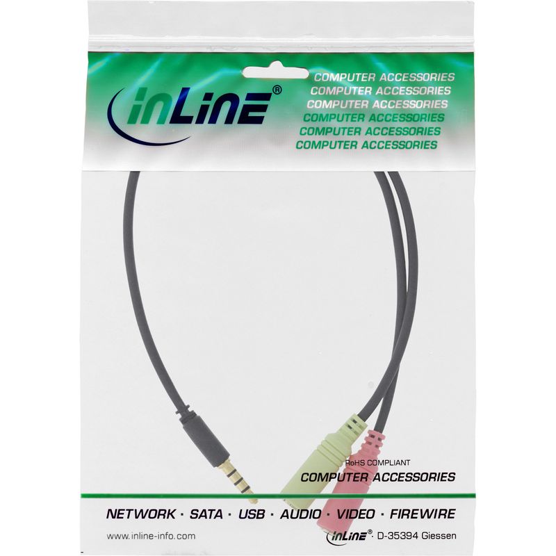 InLine-Cavo-Audio-Y-Jack-35mm-M-a-2x-Jack-35mm-F-4pin-CTIA-015m-dorato--InLine-Mobile-Headset-Adapter-Cable-