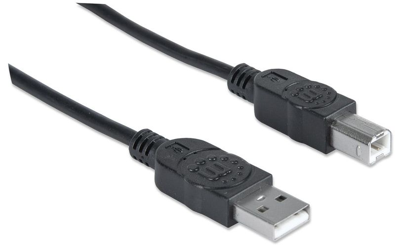 Manhattan-USB-A-USB-B-1m-cavo-USB-USB-2.0-Nero--USB-A-TO-USB-B-CABLE-1M----MALE-MALE-480MBPS-USB-2.0-BLCK-