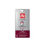 Illy blend 10 capsule in alluminio compatibili nespresso *** miscela tostato intenso, confezione 1