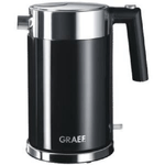 Graef WK 62 EU bollitore elettrico 1,5 L 2015 W Nero, Acciaio inox