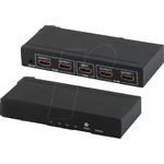 SHIVERPEAKS SHVP 05-03004 - HDMI Splitter, HDMI Buchse auf 4x HDMI Buchse, 4K2K, 3D (SP05-03004)