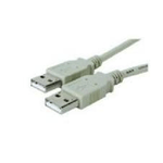 Microconnect USBAA1 cavo USB 1 m USB 2.0 USB A Grigio (USB2.0 A-A 1m M-M Grey - Hi-Speed cable - 300pcs/box - Warranty 3