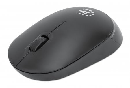 Manhattan-190145-mouse-Ambidestro-RF-Wireless-Ottico-1000-DPI--PERFORMANCE-USB-WIRELESS-MOUSE----2.4GHZ-BLACK-USB-A-1000