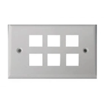 Link Accessori 02458 Placca copripresa e copri interruttori Grigio