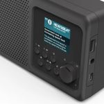 Hama-DR5BT-Portatile-Nero--Hama-DR5BT-Digital-Radio-FM-DAB-DAB-Bluetooth-USB-Rechargeable-Battery-