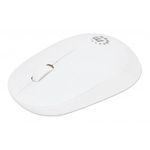 Manhattan 190152 mouse Mano destra RF Wireless Ottico 1000 DPI (PERFORMANCE USB WIRELESS MOUSE- - 2.4GHZ WHITE USB-A 100