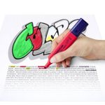 Staedtler-Textsurfer-Classic-364-Pennarello-fluorescente---Punta-a-scalpello---Linea-tra-1---5-mm---Inchiostro-a-base-d-acqua---Colore-vermiglio