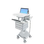 Ergotron StyleView Alluminio, Grigio, Bianco Computer portatile Carrello multimediale