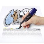 Staedtler-Textsurfer-Classic-364-Pennarello-fluorescente-vintage---Punta-a-scalpello---Corsa-tra-1-e-5-mm---Inchiostro-a-base-d-acqua---Colore-nero