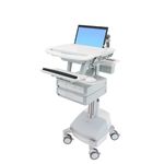 Ergotron StyleView Alluminio, Grigio, Bianco Computer portatile Carrello multimediale