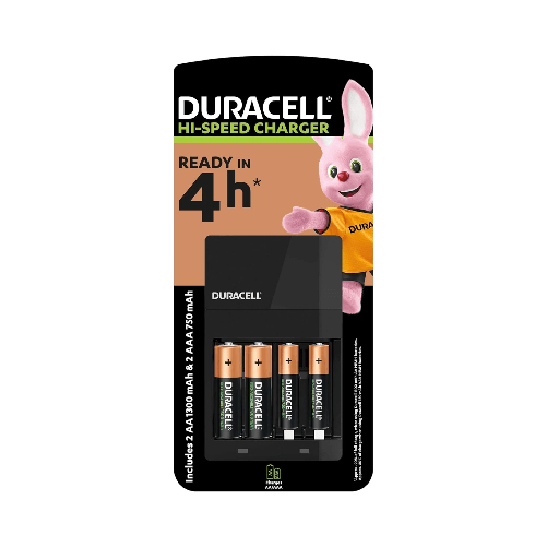 DURACELL-CARICABATTERIE-DURACELL-VALUE-CHARGER-CEF14---RICARICA-IN-4-ORE---INCLUSE-2-BATTERIE-RICARICABILI-AA-e-2-AAA