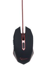 Gembird-Mouse-USB-2400-DPI-Ambidestro-Nero-Rosso-MUSG-001-R