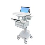 Ergotron StyleView Alluminio, Grigio, Bianco Computer portatile Carrello multimediale