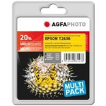 AgfaPhoto APET263SETD cartuccia d'inchiostro 1 pz Nero, Ciano, Magenta, Giallo