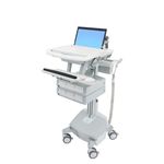 Ergotron StyleView Alluminio, Grigio, Bianco Computer portatile Carrello multimediale