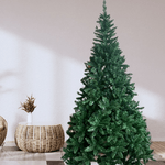 ZIK Albero di natale realistico super folto 240 cm Pino VERDE NATURALE