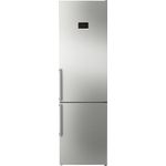 Bosch Serie 4 KGN397ICT Frigorifero combinato da libera installazione 203 x 60 cm Acciaio spazzolato anti