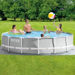 Intex-26724-Piscina-Prisma-Frame-457X107-Cm-Con-Pompa-Filtro-Scaletta-Doppia-Telo-Base-E-Copertura