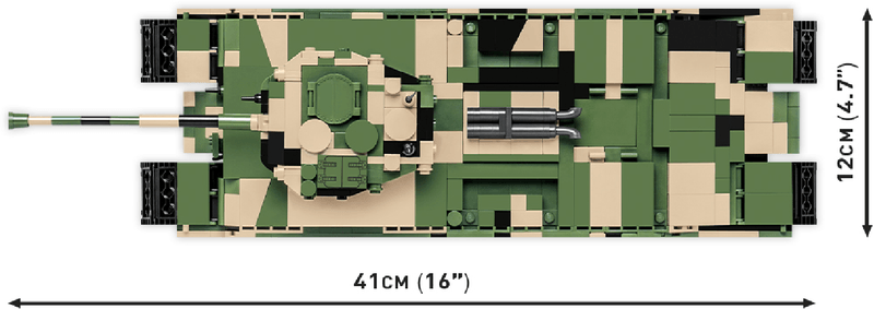 Cobi-COBI-WORLD-WAR-II----2544---1225PZ---CARRO-ARMATO-TOG-2----SUPER-HEAVY-TANK