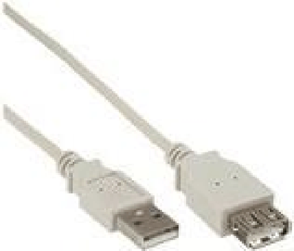 Prolunga-USB-2.0---maschio---femmina---tipo-A---beige-grigio---2m