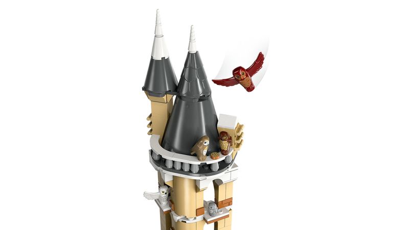 LEGO-Harry-Potter-76430-Guferia-del-Castello-di-Hogwarts-Gioco-per-Bambini-di-8--Anni-con-3-Minifigure-e-5-Gufi-Giocattolo