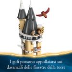 LEGO-Harry-Potter-76430-Guferia-del-Castello-di-Hogwarts-Gioco-per-Bambini-di-8--Anni-con-3-Minifigure-e-5-Gufi-Giocattolo