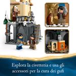 LEGO-Harry-Potter-76430-Guferia-del-Castello-di-Hogwarts-Gioco-per-Bambini-di-8--Anni-con-3-Minifigure-e-5-Gufi-Giocattolo