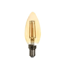 V-TAC VT-1955 Lampadina LED E14 4W Candela filamento - Ambrata - SKU 7113