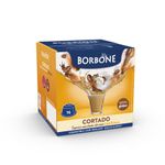 Caffè Borbone ESPRESSO MACCHIATO CAFFÈ BORBONE CORTADO - 16 CAPSULE COMPATIBILI DOLCE GUSTO da 6.3g