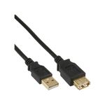 Prolunga-USB-2.0---ST---BU---tipo-A---nera---contatti-oro---15-m