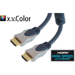 Shiverpeaks sp-PROFESSIONAL HDMI-Kabel 1 m HDMI Typ A (Standard) Blau - Chrom (SP77470)