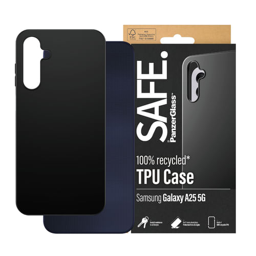 Custodia-in-TPU-PanzerGlass-SAFE-per-Samsung-Galaxy-A25-5G-nera