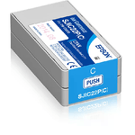 Epson ORIGINALE Epson Cartuccia d&#39inchiostro ciano C33S020602 SJIC22P-C 325ml