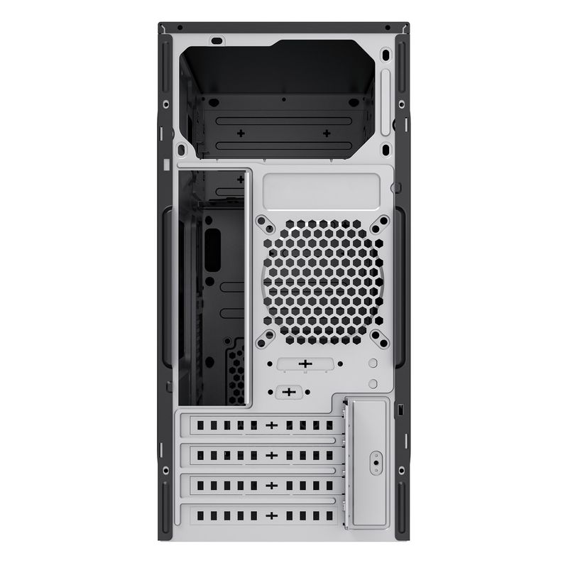 Case-Tower-MicroATX-Unykach-Aero-C12-V1---Dimensioni-unita-supportate-35-25---USB-A-3.0-lettore-di-schede-SD-e-audio---Colore-nero