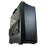 Lc-Power Case MidiTower ATX 900B nero USB3.2/Audio senza alimentatore e ventola