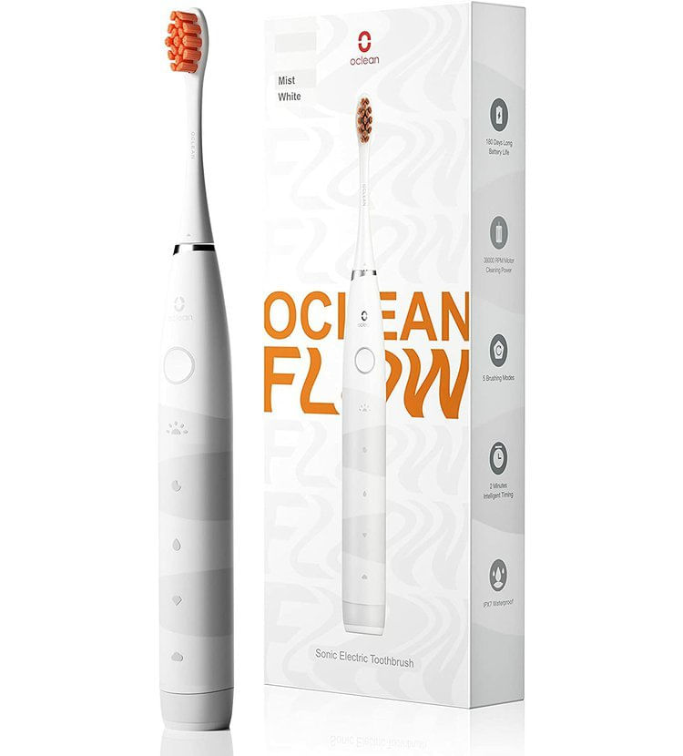 Oclean-Flow-Spazzolino-Elettrico-Bianco