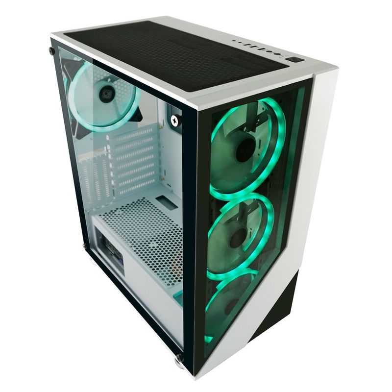 Case-MidiTower-ATX-803W-bianco-USB3.0-Audio-senza-alimentatore-LucidX