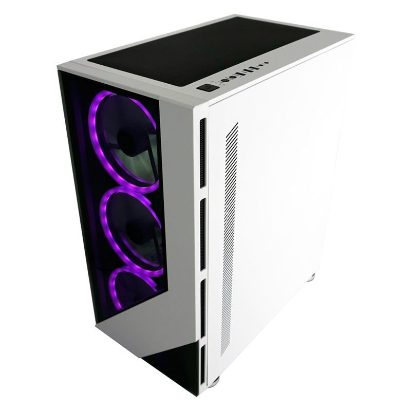 Case-MidiTower-ATX-803W-bianco-USB3.0-Audio-senza-alimentatore-LucidX