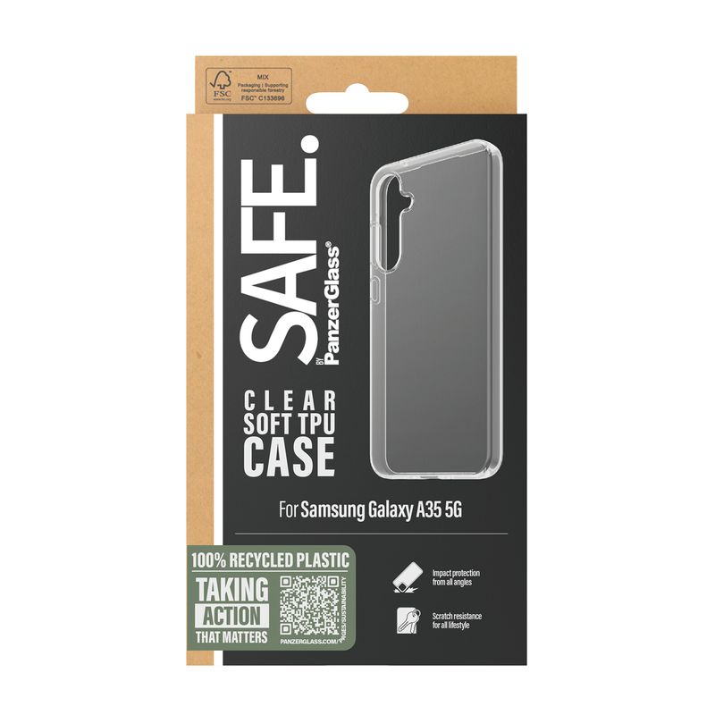 Custodia-in-TPU-PanzerGlass-SAFE-per-Samsung-Galaxy-A35-5G-Trasparente