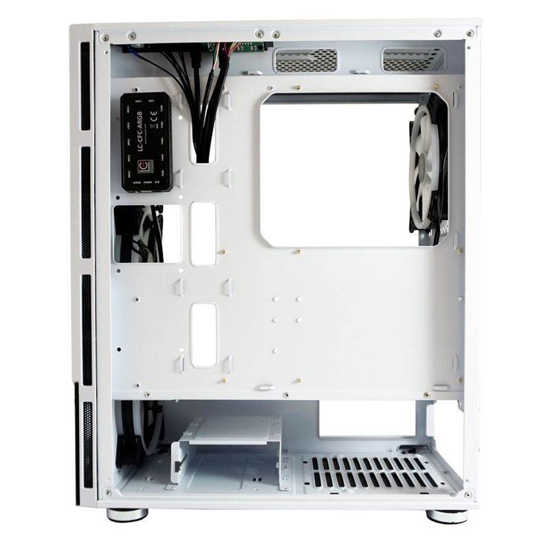 Case-MidiTower-ATX-803W-bianco-USB3.0-Audio-senza-alimentatore-LucidX