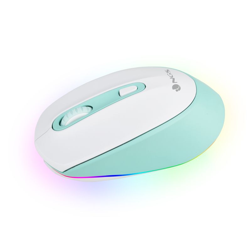 NGS-SMOG-MINT-RB-mouse-Ambidestro-Wireless-a-RF---Bluetooth-Ottico-2400-DPI