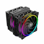 Akasa-SOHO-H7-Processore-Raffreddatore-d-aria-12-cm-Nero-1-pz--Akasa-Soho-H7-ARGB-CPU-Cooler-Black-2x-120mm-PWM-Fan-Dual