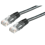 ROLINE 21.15.0525 cavo di rete Nero 05 m Cat5e U/UTP UTP (Roline CAT5e UTP CU Ethernet Cable Black 0.5m)