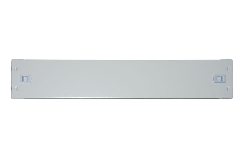 Pannello-Cieco-2-Unita--39-Per-Armadi-Rack-19-Colore-Grigio-Chiusura-A-Scatto