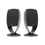 Adj Speaker 2.0 Usb 2*2W Slinky Bk Pc/Smartphone/Tablet Adj