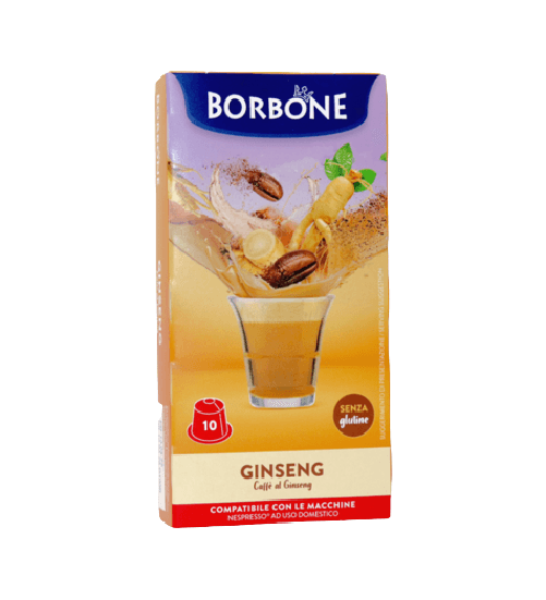 GINSENG-CAFFE-BORBONE---10-CAPSULE-COMPATIBILI-NESPRESSO-da-6.5g