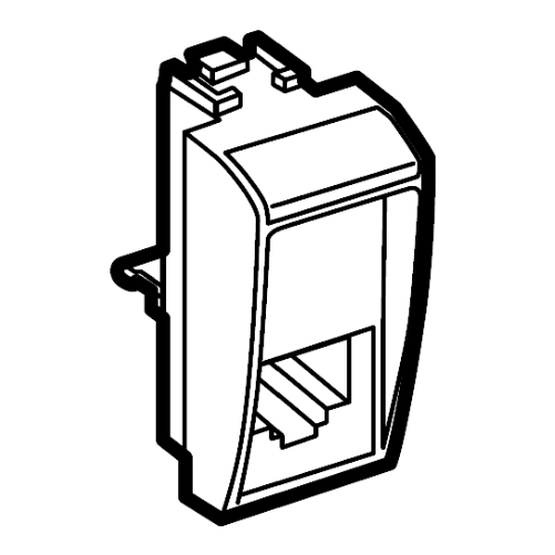 Bticino-living-light-presa-telefonica-antracite-connettore-rj11-l4258-11n